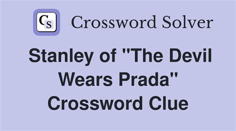 prada products crossword clue